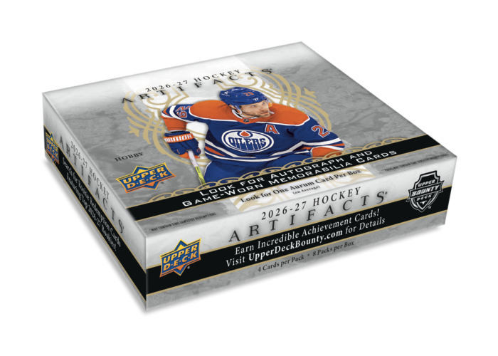 Official Upper Deck 2026–27 Artifacts Hockey Hobby box artwork