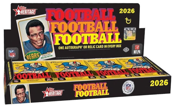 2026 Topps Heritage Football sealed Hobby box