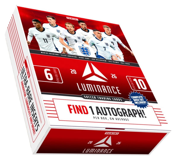 2026 Panini Luminance England Soccer sealed Hobby box