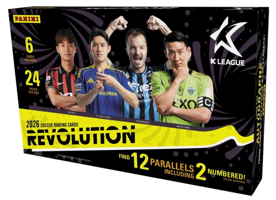 2026 Panini Revolution K League Soccer sealed Hobby box
