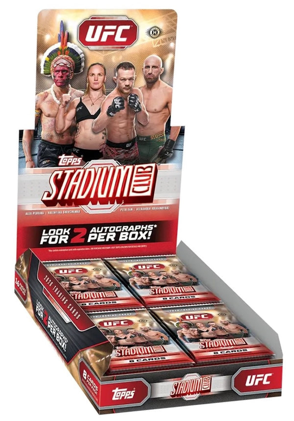 2026 Topps Stadium Club UFC official sealed Hobby box