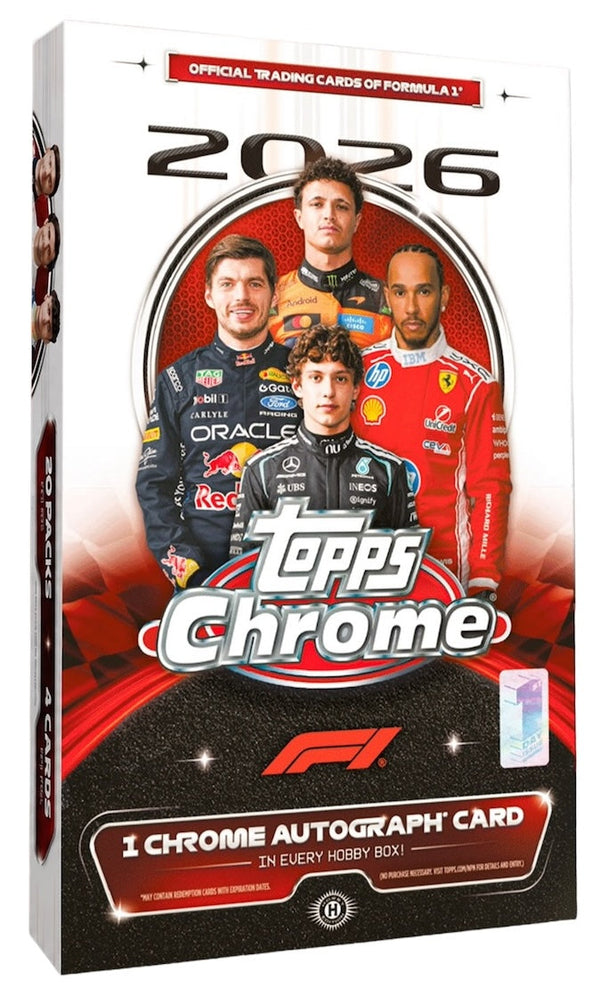 2026 Topps Chrome Formula 1 Hobby box