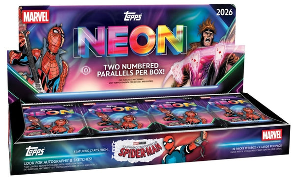 2026 Topps Neon Marvel Hobby box
