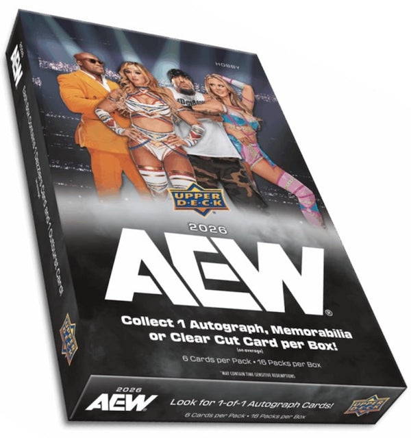 2026 Upper Deck AEW Wrestling sealed Hobby box