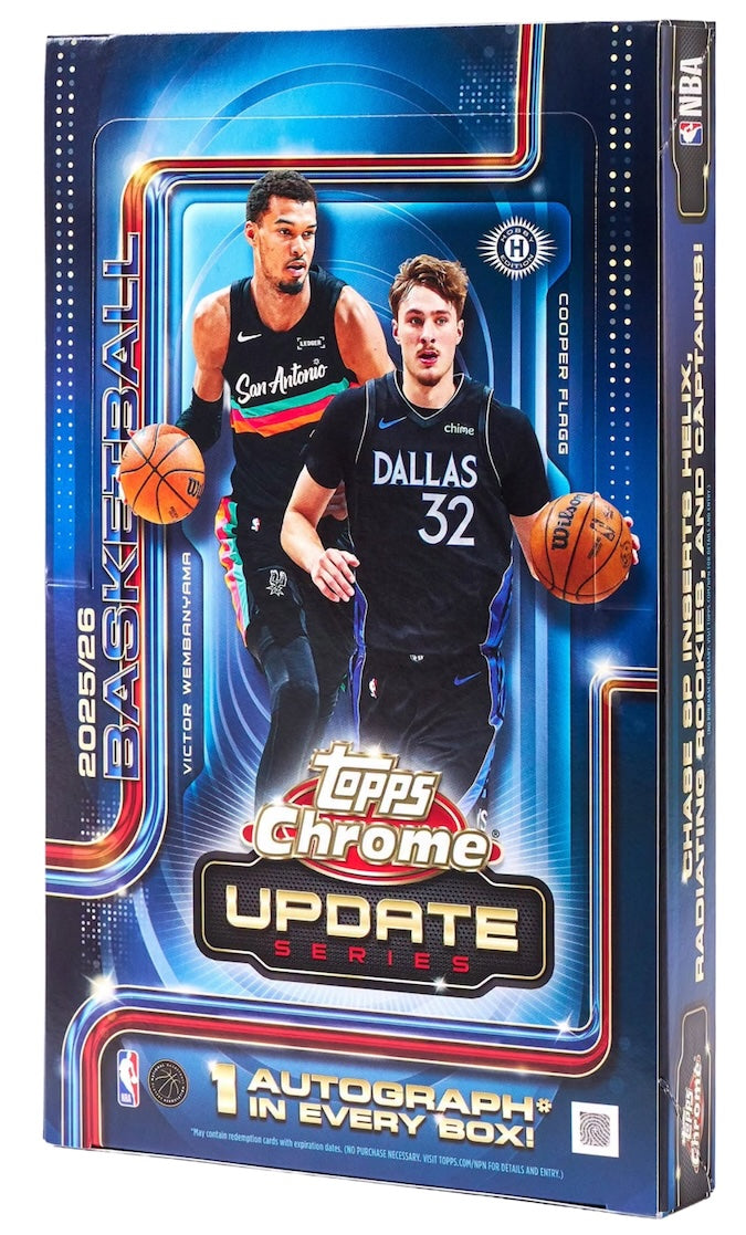 2025-26 Topps Chrome Update Series Basketball sealed Hobby box