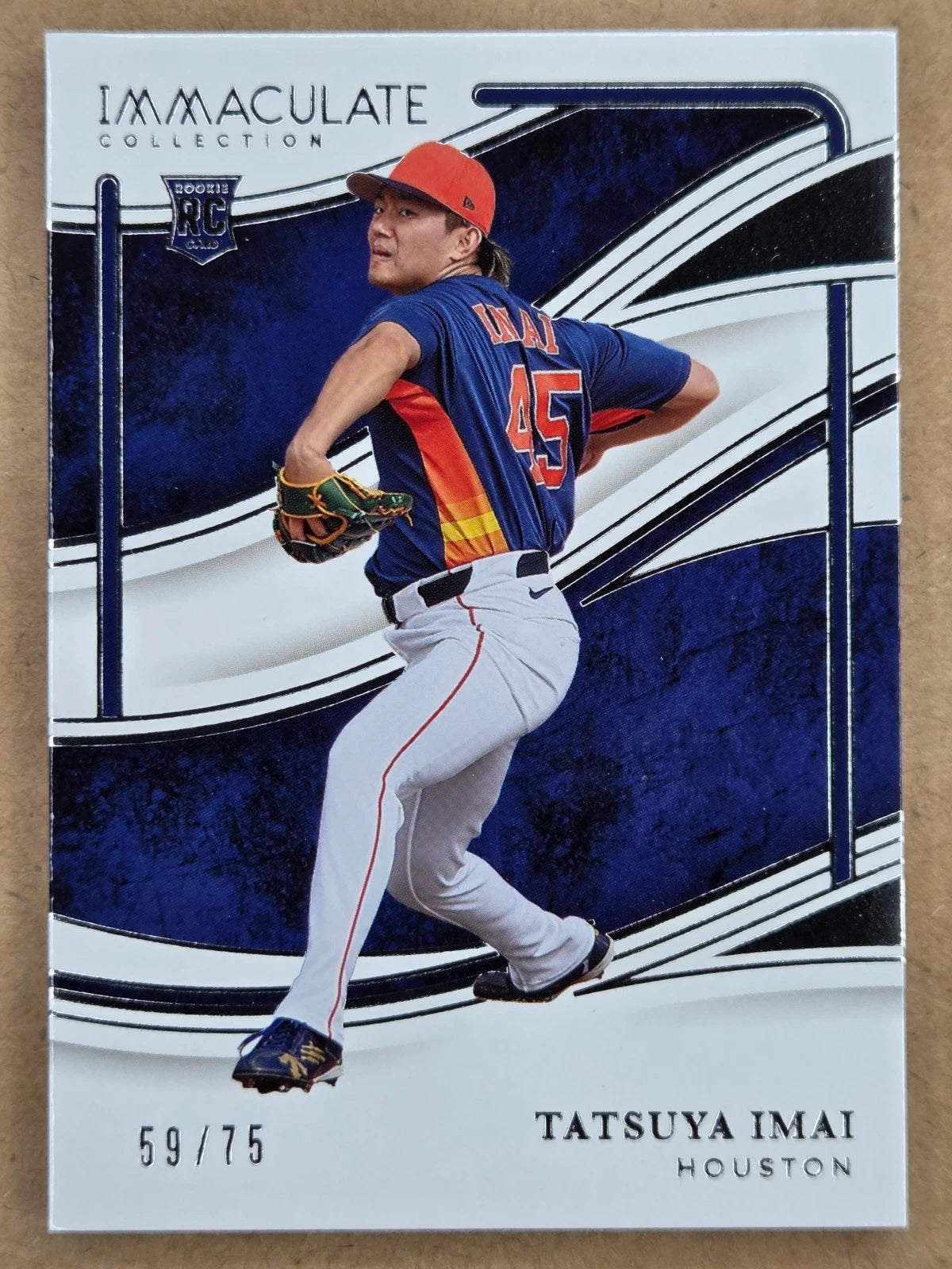 2026 Panini Immaculate Tatsuya Imai rookie base 59/75 front